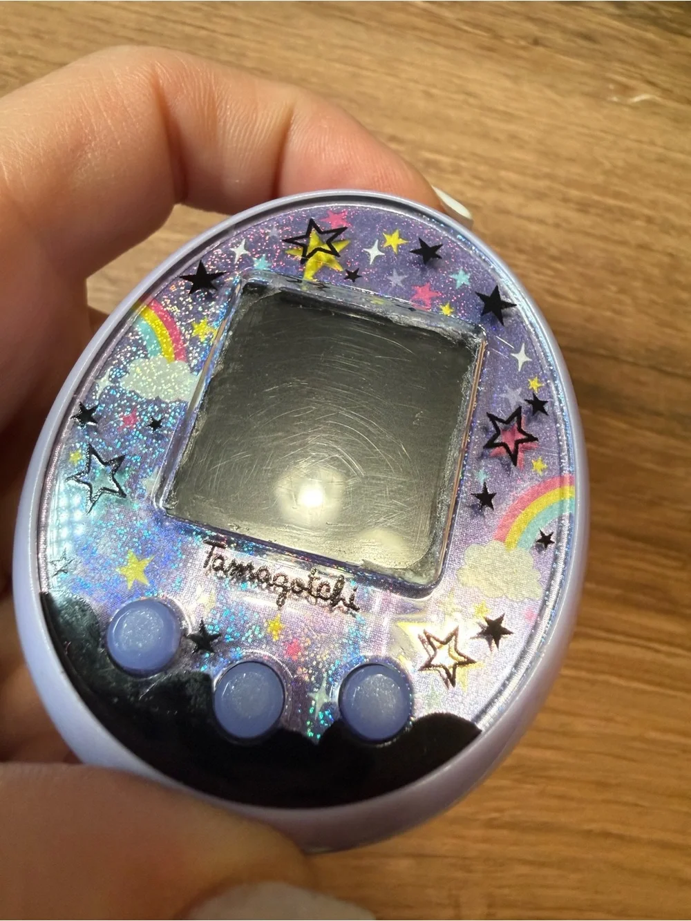 Bandai Tamagotchi Meets On Magical Purple Virtual Pet Tested Working